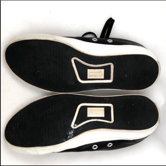 CONVERSE Jack Purcell Black Leather Shoes. - Picture 3 of 8